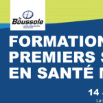 Formation premiers soins de santé mentale avec RésoSanté et La Boussole le 14 et 15 mars 2016
